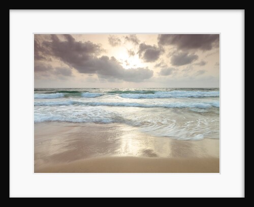 Tranquil beach with cloudscape by Assaf Frank